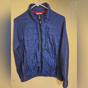 Orvis Blue and Red Quilted Jacket